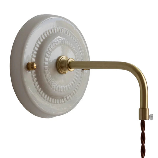 Moritz Vintage Ceramic Tassel Wall Sconce